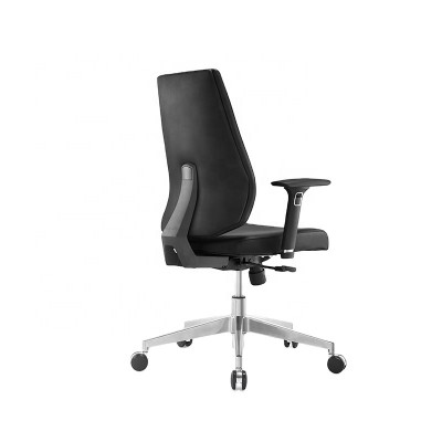 Multi-functional Black Leather Office Chair computer Chair Office Swivel Chair