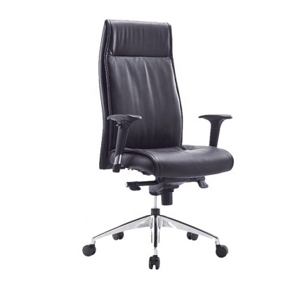 Ergonomic style top grain genuine leather chair office meeting chair