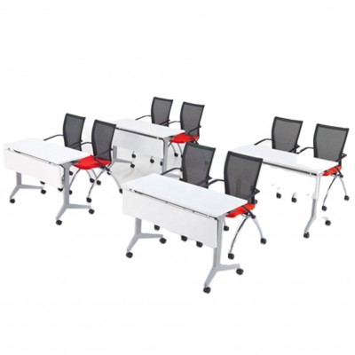 2019 New metal stacking chairs training room chair and desk classroom training chair