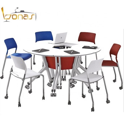 Foshan factory  Modern Plastic Library Reading Chair with best price