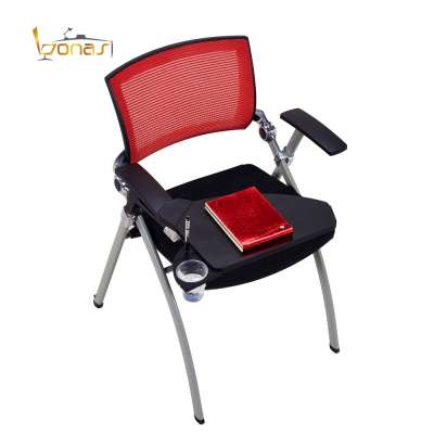 Fabric folding chair/ office training chair with table